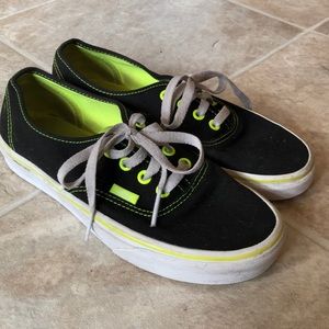 Neon Yellow Vans